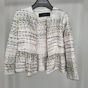 Zara size small embroidery blazer